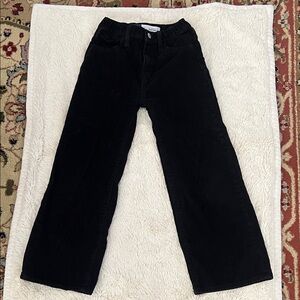Old Navy Black High-Rise Corduroy Pants